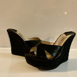 Jimmy Choo Wedge - Black - Size 36 (5.5)